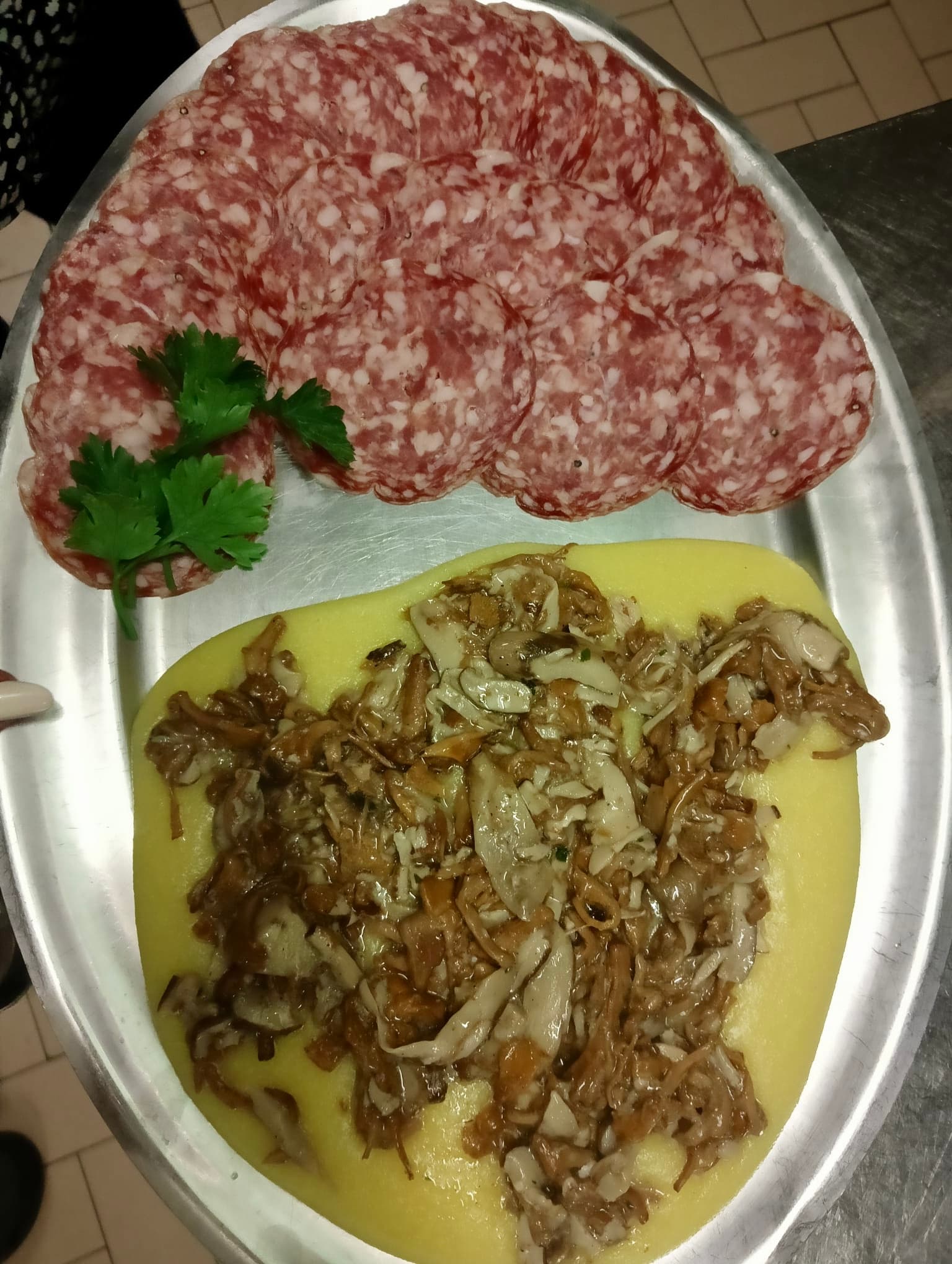 Soppressa e Polenta